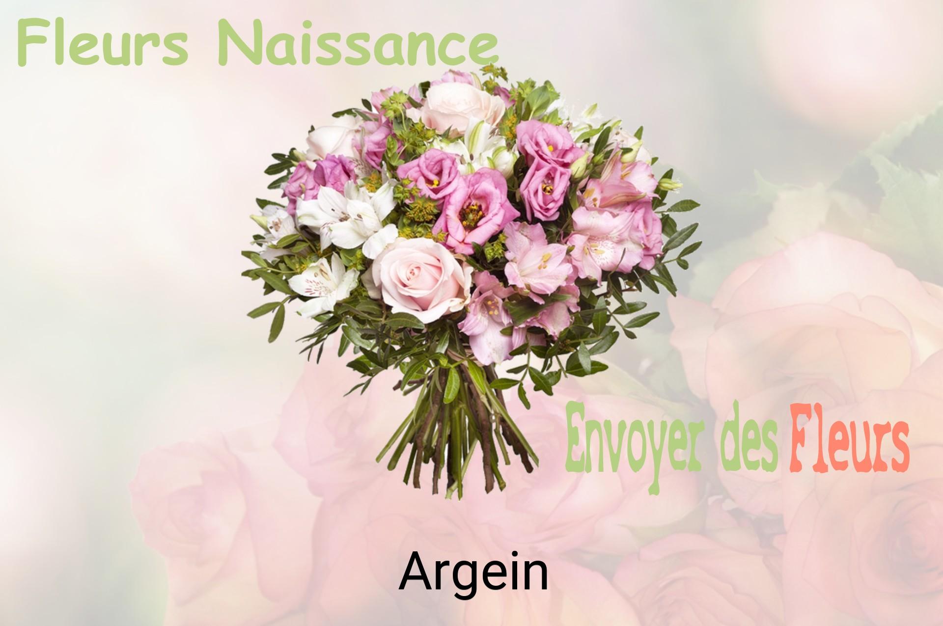Bouquet de fleurs de naissance livré à Argein